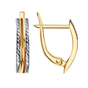 Золотые серьги МАГНАТ МА 011763 фото